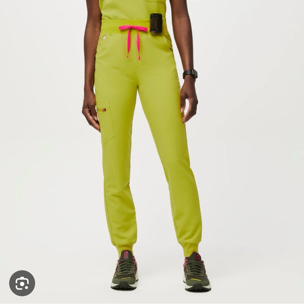 Figs Limeade Zamora Jogger Scrub Pants